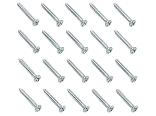 Holden FJ- EK +Universal Self Tapper Screw Phillips Oval Head CR Rec 6 X 1" 20pc - ST0028