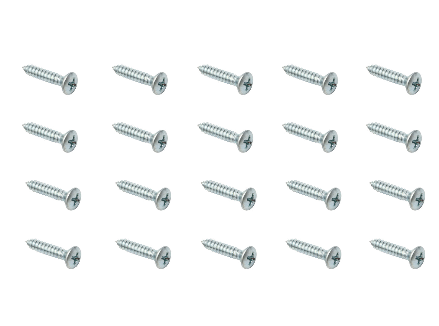 Holden +Universal Self Tapper Screw Oval Head 8# X 7/8" Countersunk Dome 20pcs - ST0056
