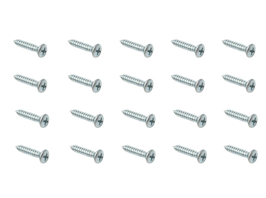 Holden +Universal Self Tapper Screw Oval Head 8# X 7/8" Countersunk Dome 20pcs - ST0056
