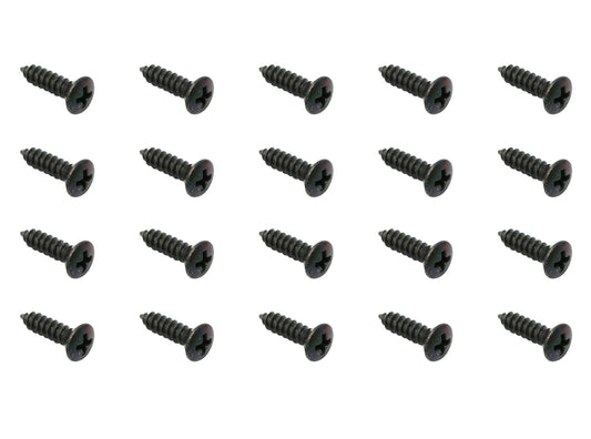 "Holden +Universal Self Tapper Screw Oval Head 10# X 3/4" Black Countersunk 20pcs - ST0061"