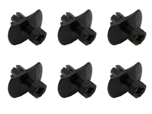 Commodore VN VP VR VS VT +Universal Splash Guard Clip Black 6 Pcs - TC0024
