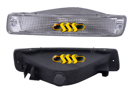 Toyota Landcruiser 80 series Clear Front Indicators NEW pair blinkers -TF51500NXX - TF51500NXX
