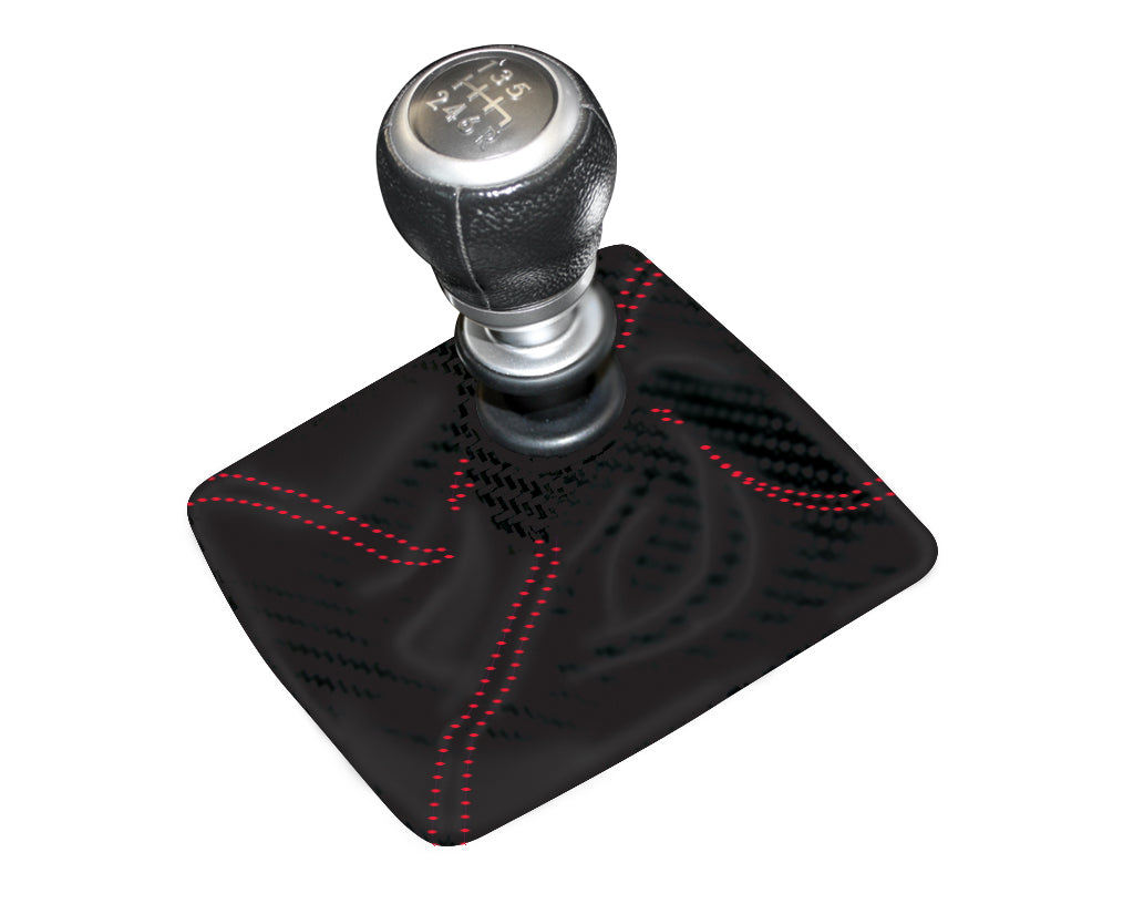 TFI Universal Shift Boot (Black w/ Red Stitch) - TFI-6286