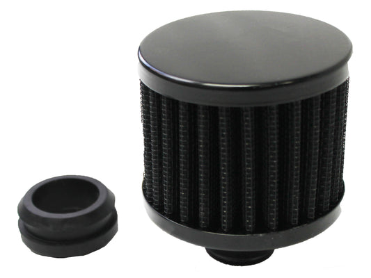 TFI Black Push In Valve Cover Breather Cap (Black Element) - TFI66-044