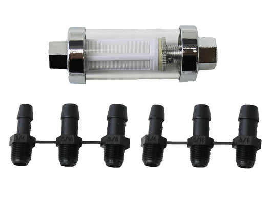 TFI Universal Clear View Fuel Filter - TFI66-072