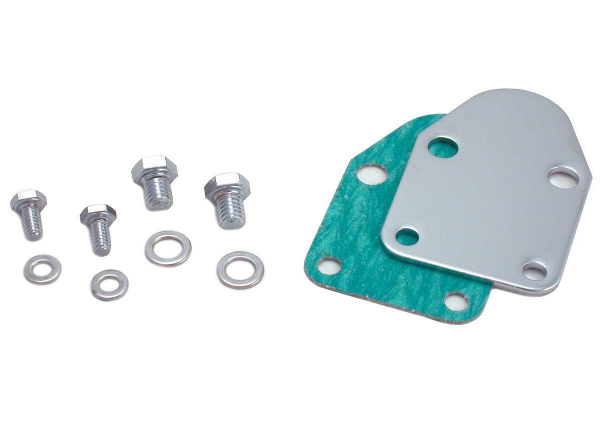 TFI Chrome Fuel Pump Block Off Plate Chev - TFI66-210