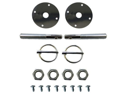 TFI Chrome Torsion Hood Pin Kit - TFI66-261
