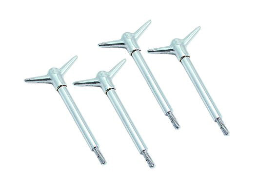TFI Rocker Cover Chrome Y-Wing Hold Downs (3-1/2") - TFI66-492