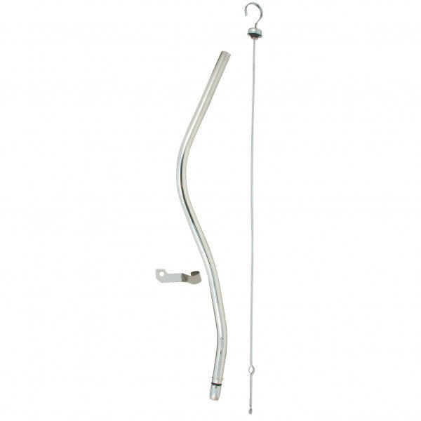TFI Chrome Engine Dipstick & Tube Chev V8 TH350 400 - TFI66-560