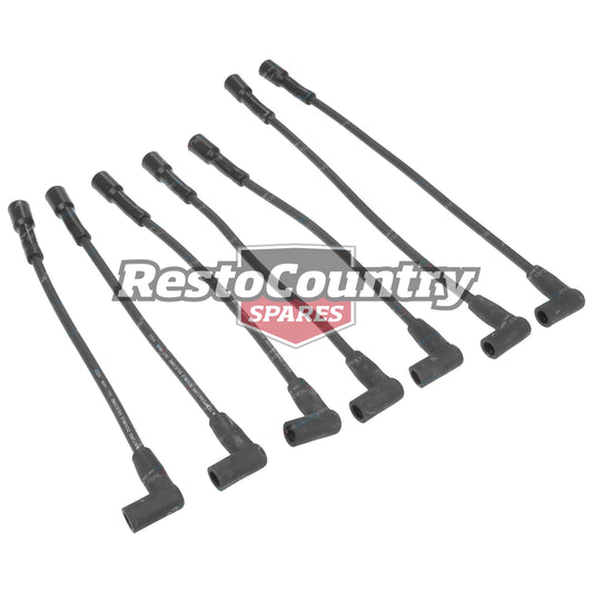 Top Gun Spark Plug Lead Set Holden 6Cyl WB Commodore VC VH VK 3.3 202 Blue Black - TG6012
