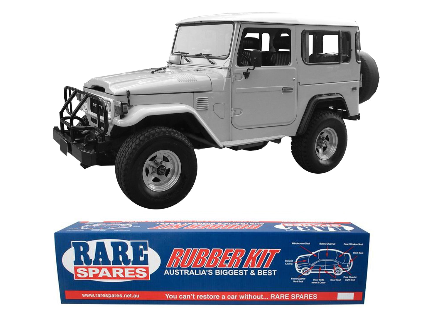 Body Rubber Kit Toyota FJ40/45 Landcruiser - TOY5