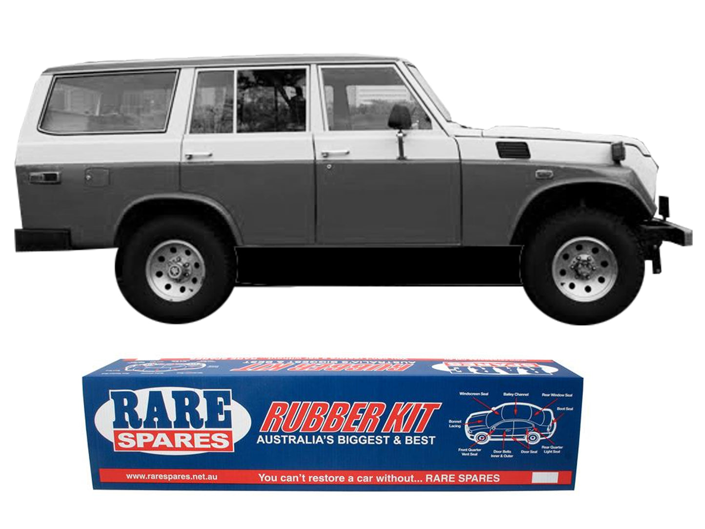 Body Rubber Kit Toyota FJ55 Landcruiser Wagon - TOY7
