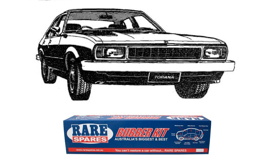 Body Rubber Kit Holden UC Torana Sedan (Buckskin) - UC1D