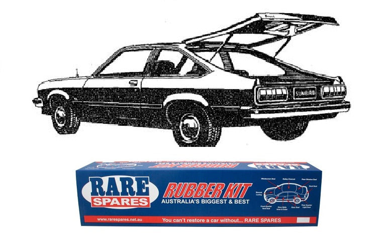 Body Rubber Kit Holden UC Torana Hatch (Buckskin) - UC2D