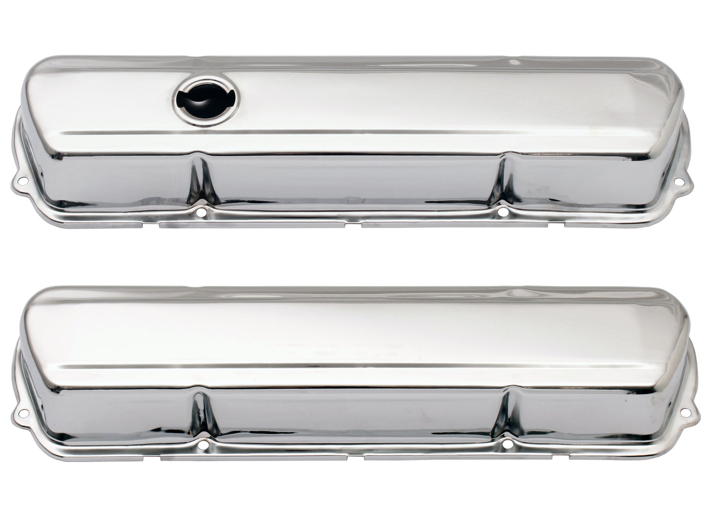 TFI Chrome Rocker Cover Pair (Low) Holden V8 - VC308OE