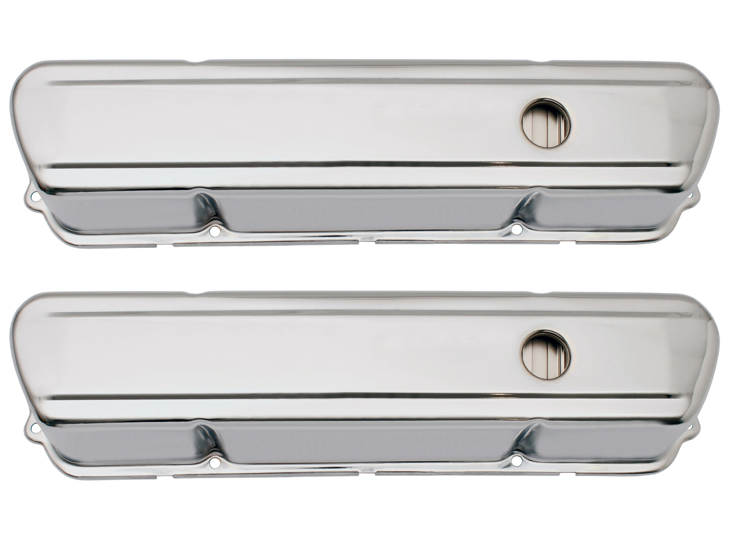 TFI Chrome Rocker Cover Pair (Tall) Holden V8 - VC308P