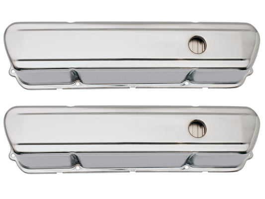 TFI Chrome Rocker Cover Pair (Tall) Holden V8 - VC308P