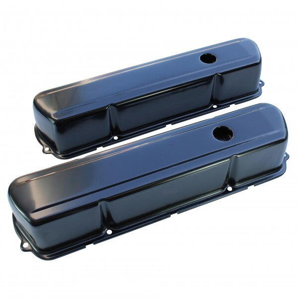 TFI Black Rocker Cover Pair (Tall) Holden V8 - VC308PBLACK
