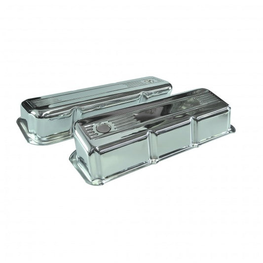 TFI Chrome Rocker Cover Pair (Tall) Cleveland V8 - VC351TALL