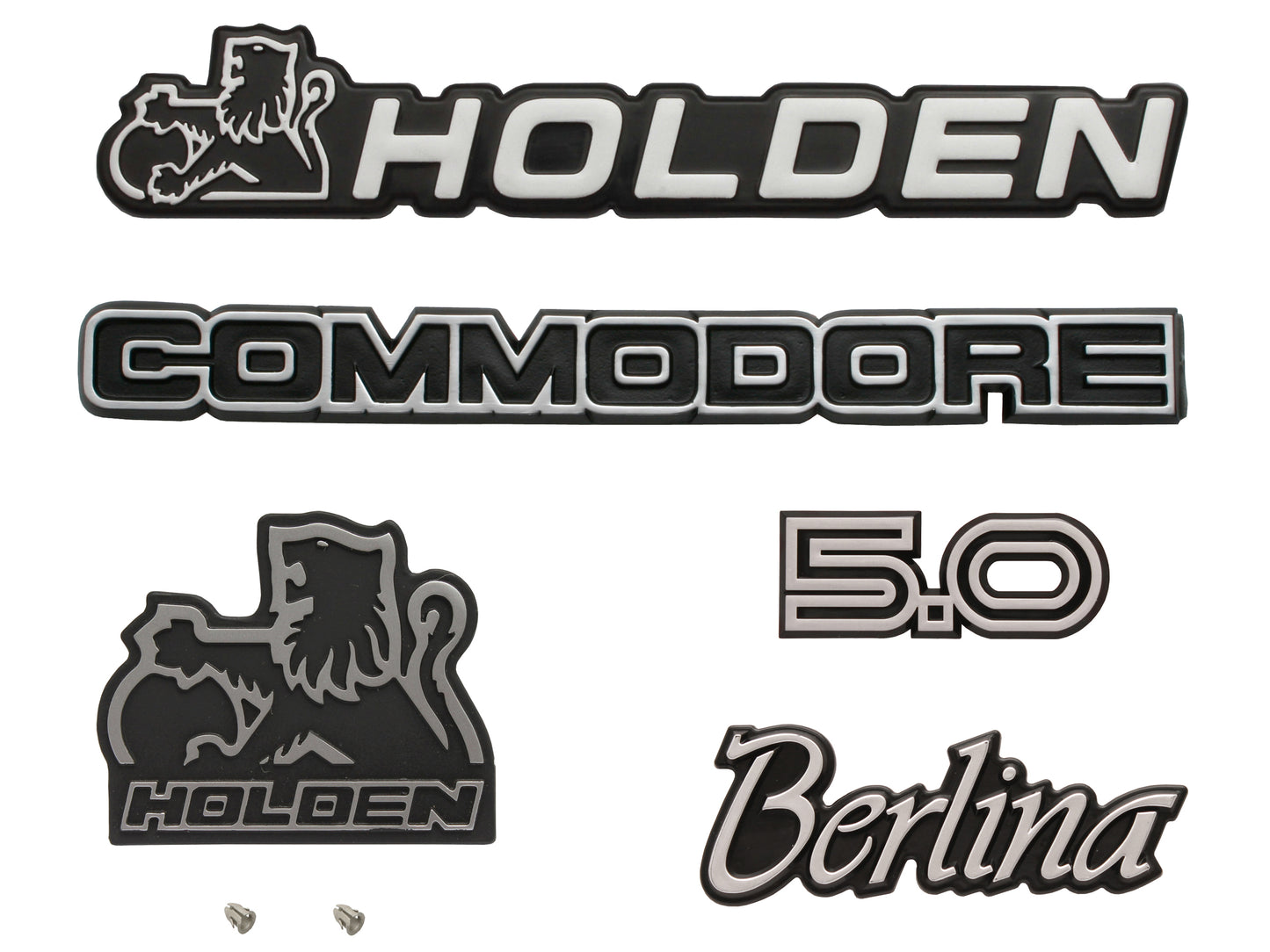 Badge Kit VL Commodore Berlina V8 - VLBK9