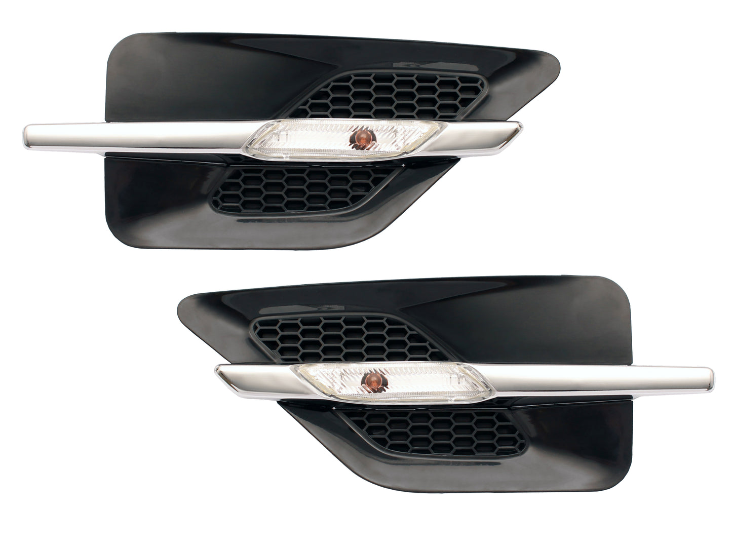 Lens Side Indicator Fender Vent Insert VZ SS Pair - VZSSIK