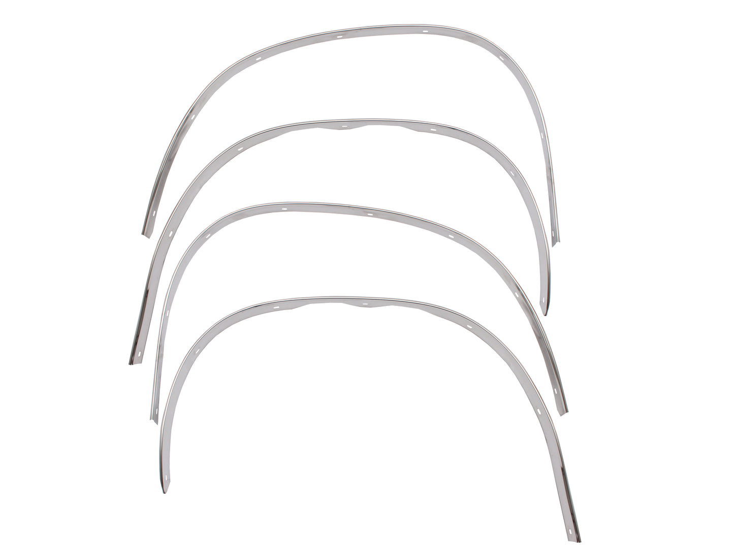 Holden Wheel Arch Guard Mould Set x4 Stainless Steel NEW x4 HQ ALL. HJ HX COUPE - WA1002