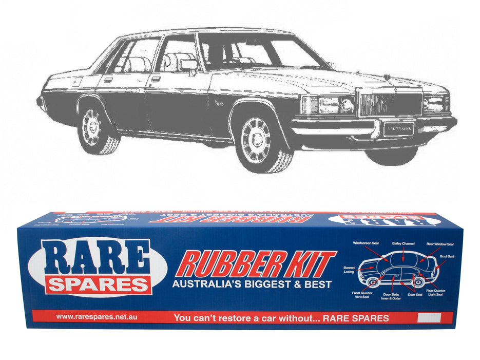 Body Rubber Kit Holden WB Statesman (Mid Brown) - WB1MB