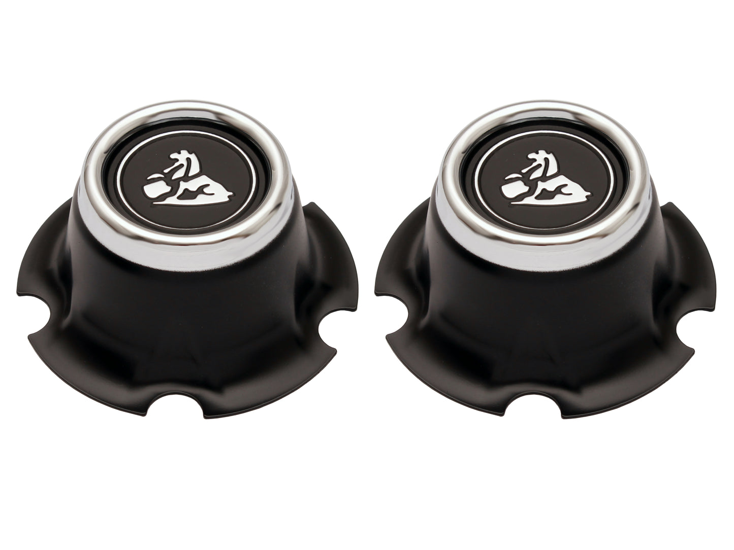 Wheel Centre Cap Pair (Black) Holden LJ - WC1008