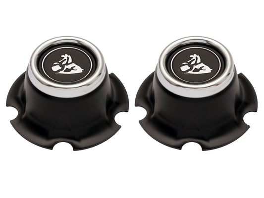 Wheel Centre Cap Pair (Black) Holden LJ - WC1008