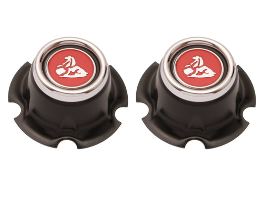 Wheel Centre Cap Pair (Red) Holden LC - WC1009