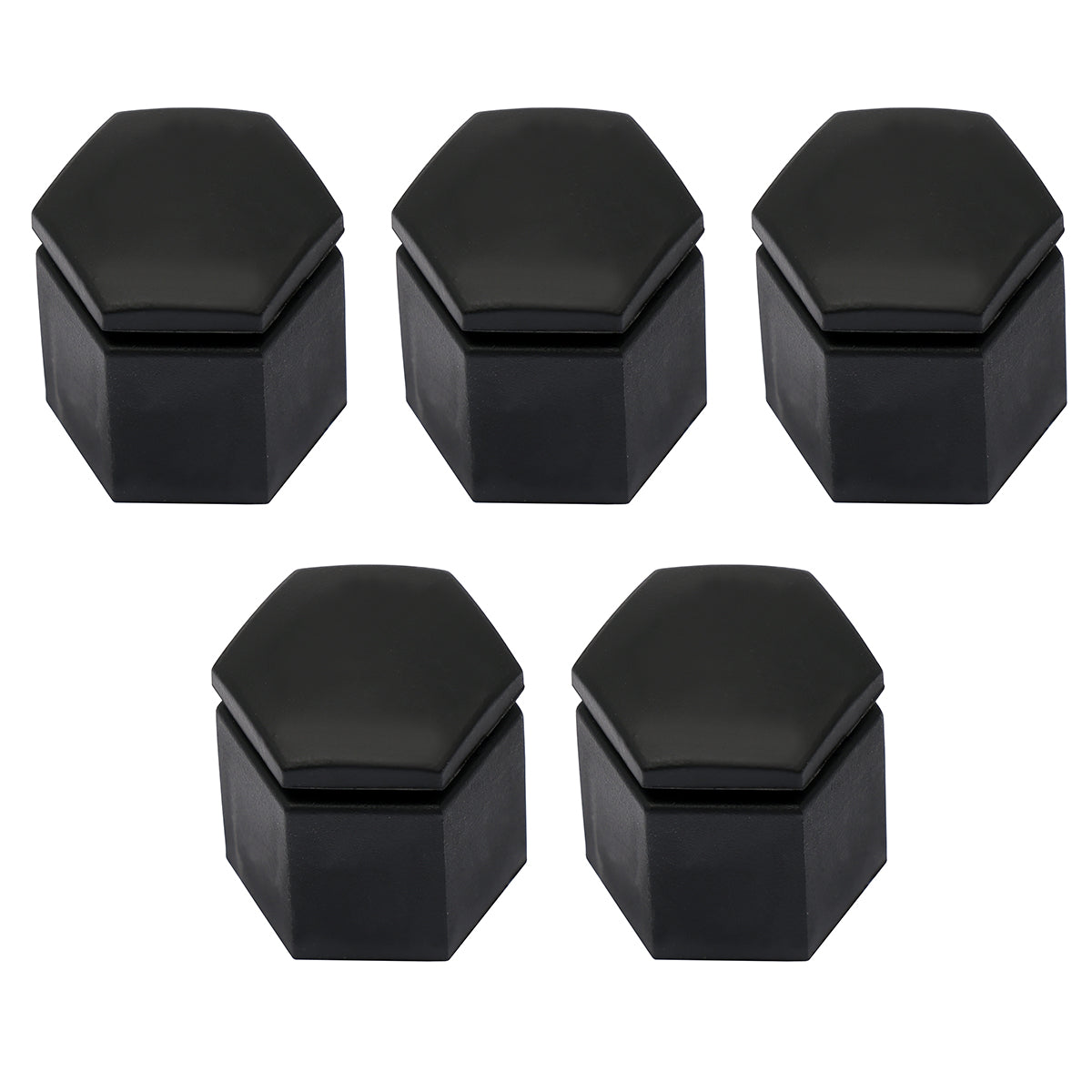 Black Wheel Cap Nut Cover Kit (5) Holden VB VC VH VK VL VN VP VR VS VT VX VY VZ - WC1018