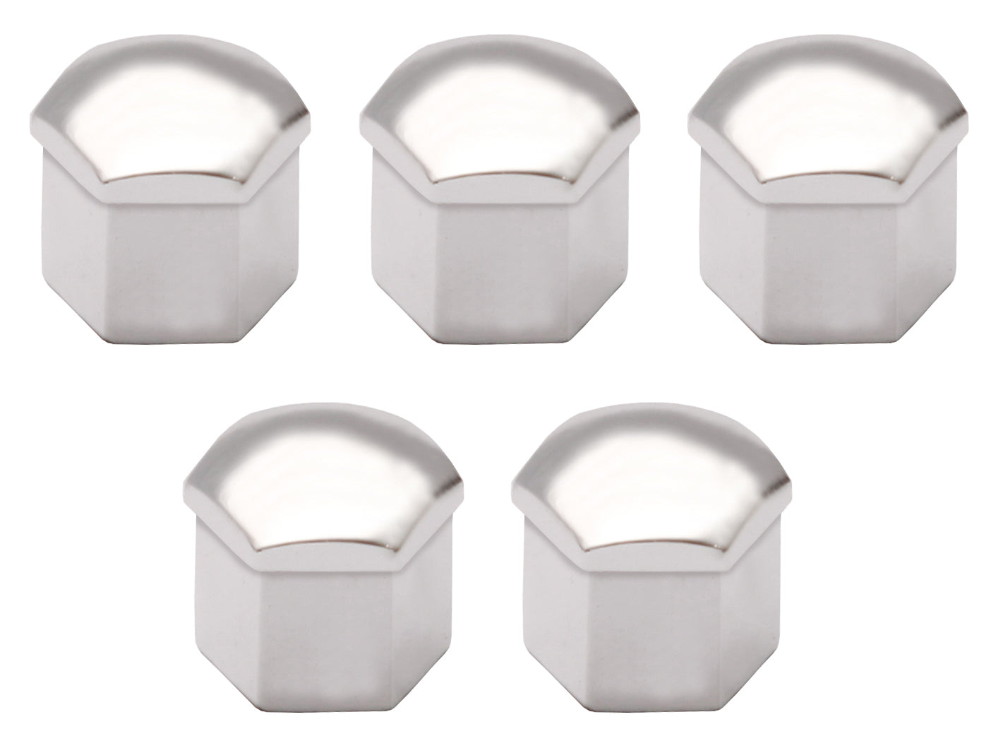 Chrome Wheel Cap Nut Cover Kit (5) Holden VB VC VH VK VL VN VP VR VS VT VX VY VZ - WC1019