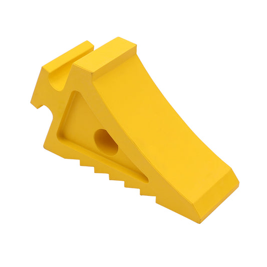 Proflex Rubber Wheel Chock (250L x 90W x 150H – 2.9kg) Yellow Natural Rubber - WC1089