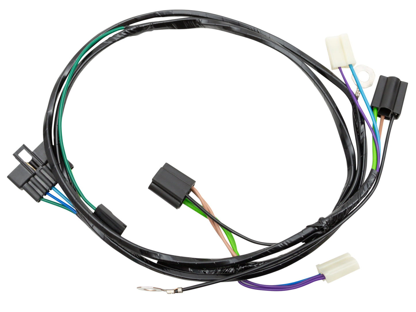 Single Headlight & Horn Wiring Loom Harness Holden HX HZ - WK1006