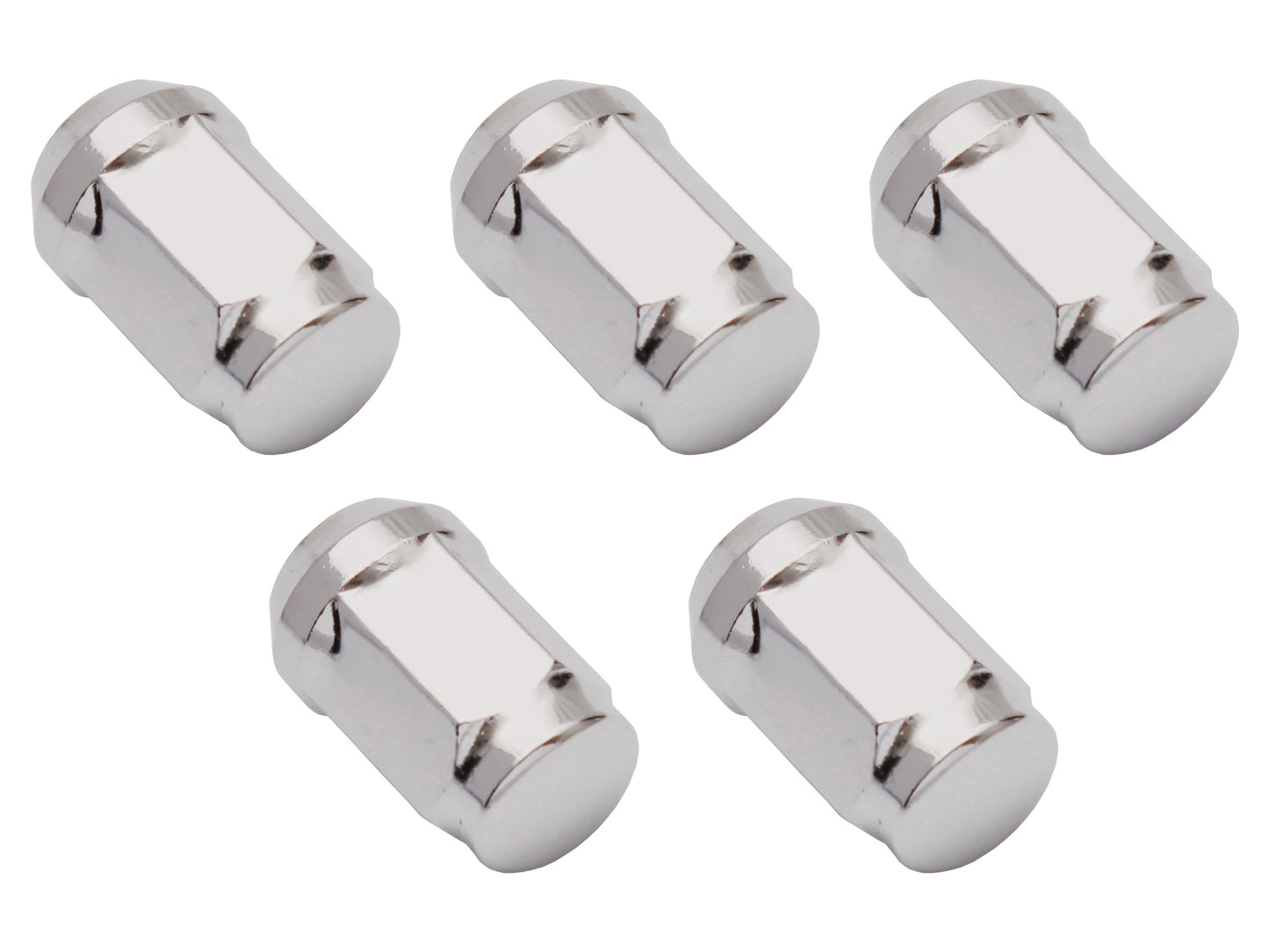 Chrome Bulge Wheel Nut Kit (5) Holden VB VC VH VK VL VN VP VR VS VT VX VY VZ - WN10075