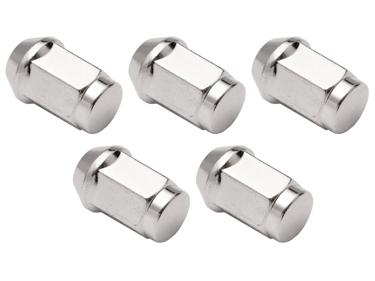 Chrome Bulge Wheel Nut Kit (5) Holden 7/16" - WN10095