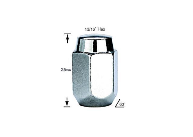 SPECO 1/2 inch CHROME Wheel Nut Set x4 - WN102