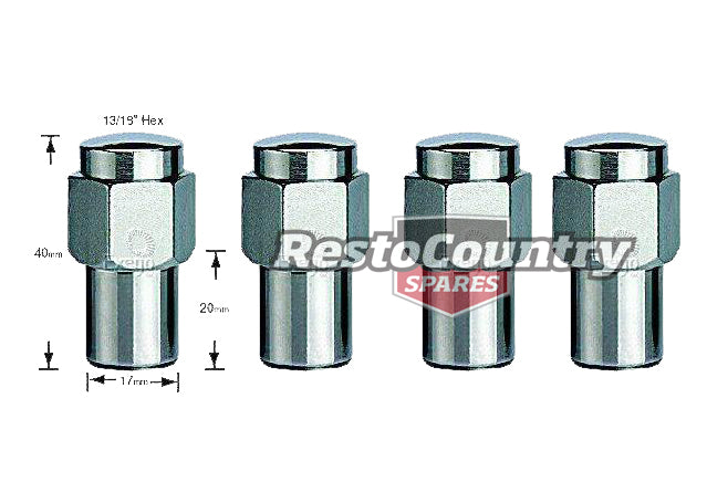 SPECO 1/2 inch MAG Wheel Nut Set x4 - WN202