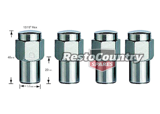 SPECO 1/2 inch MAG Wheel Nut Set x4 - WN202