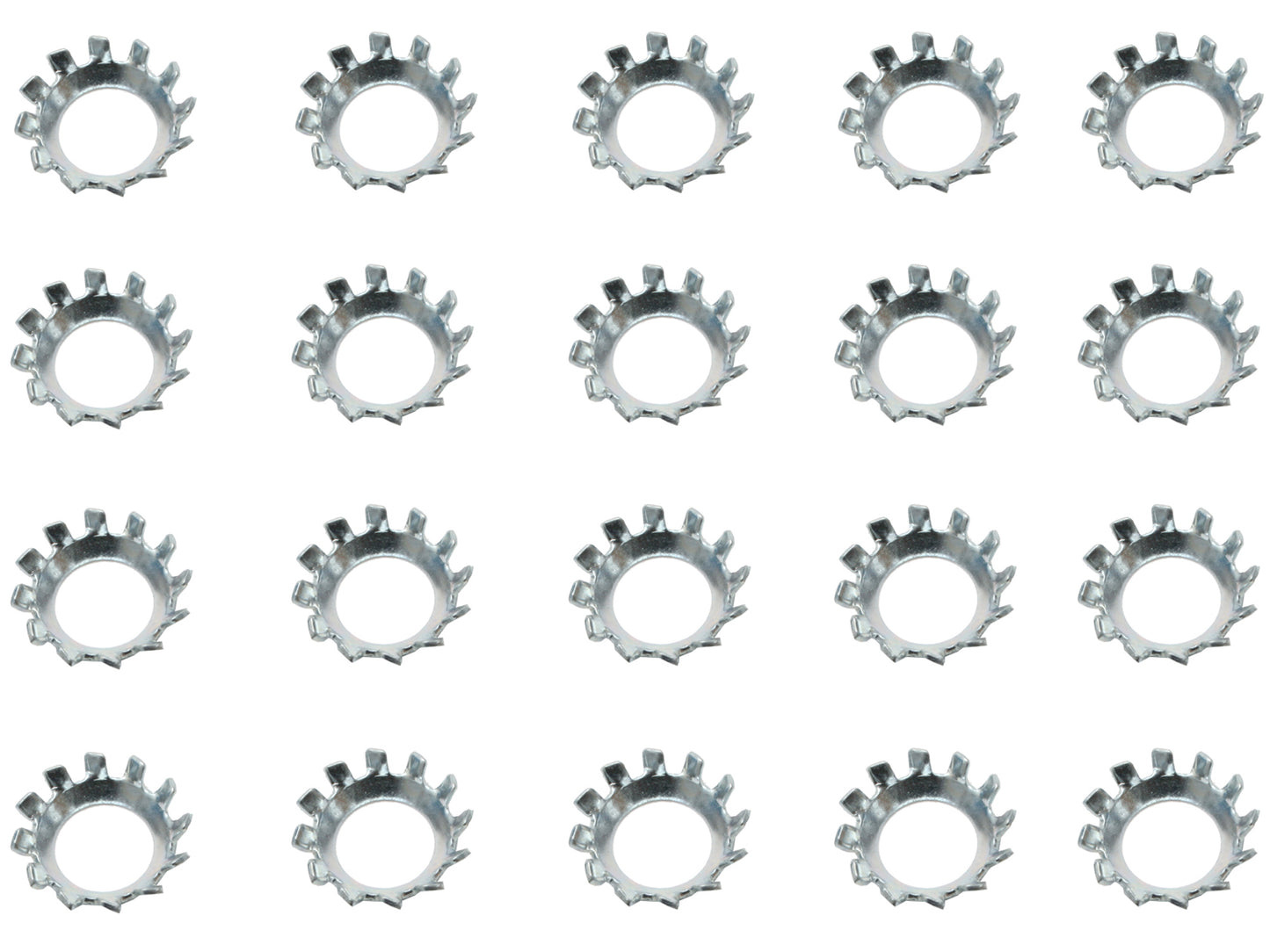 Universal Countersunk Washers Ext Tooth Star 5/16" shake proof 20pcs - WP0009