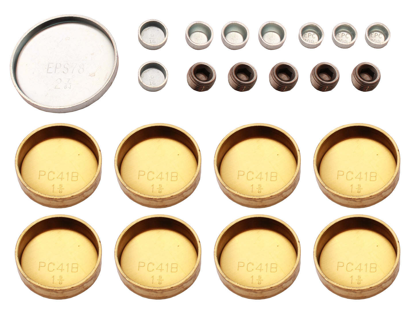 TFI Welch Plug Kit Chev V8 - WPK350