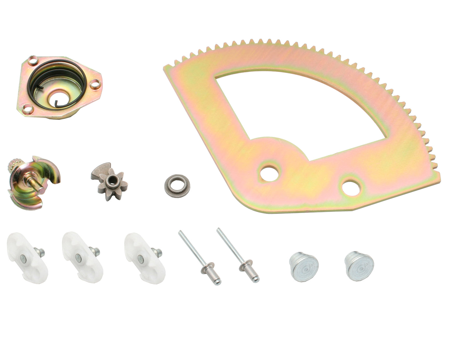 Holden Monaro Coupe Front Window Regulator Repair Kit HK HT HG winder sector gear - WRK1001