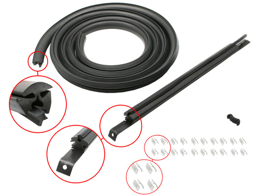 Holden Front Windscreen Seal FJ SPECIAL WITH Centre bar. window glass - WSF105D