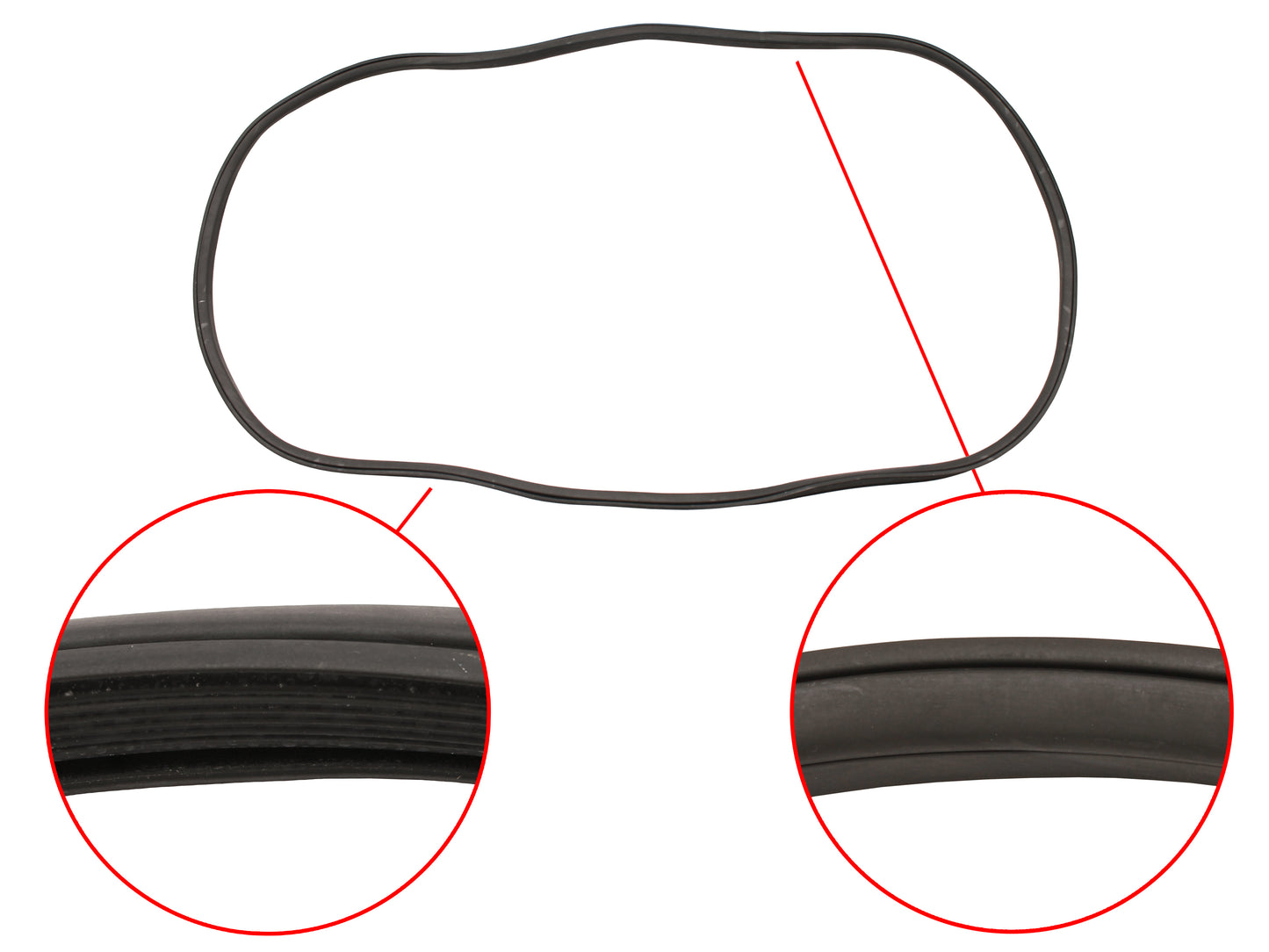 Holden Front Windscreen Seal HT HG Kingswood Sedan Only (will fit Belmont) - WSF110C