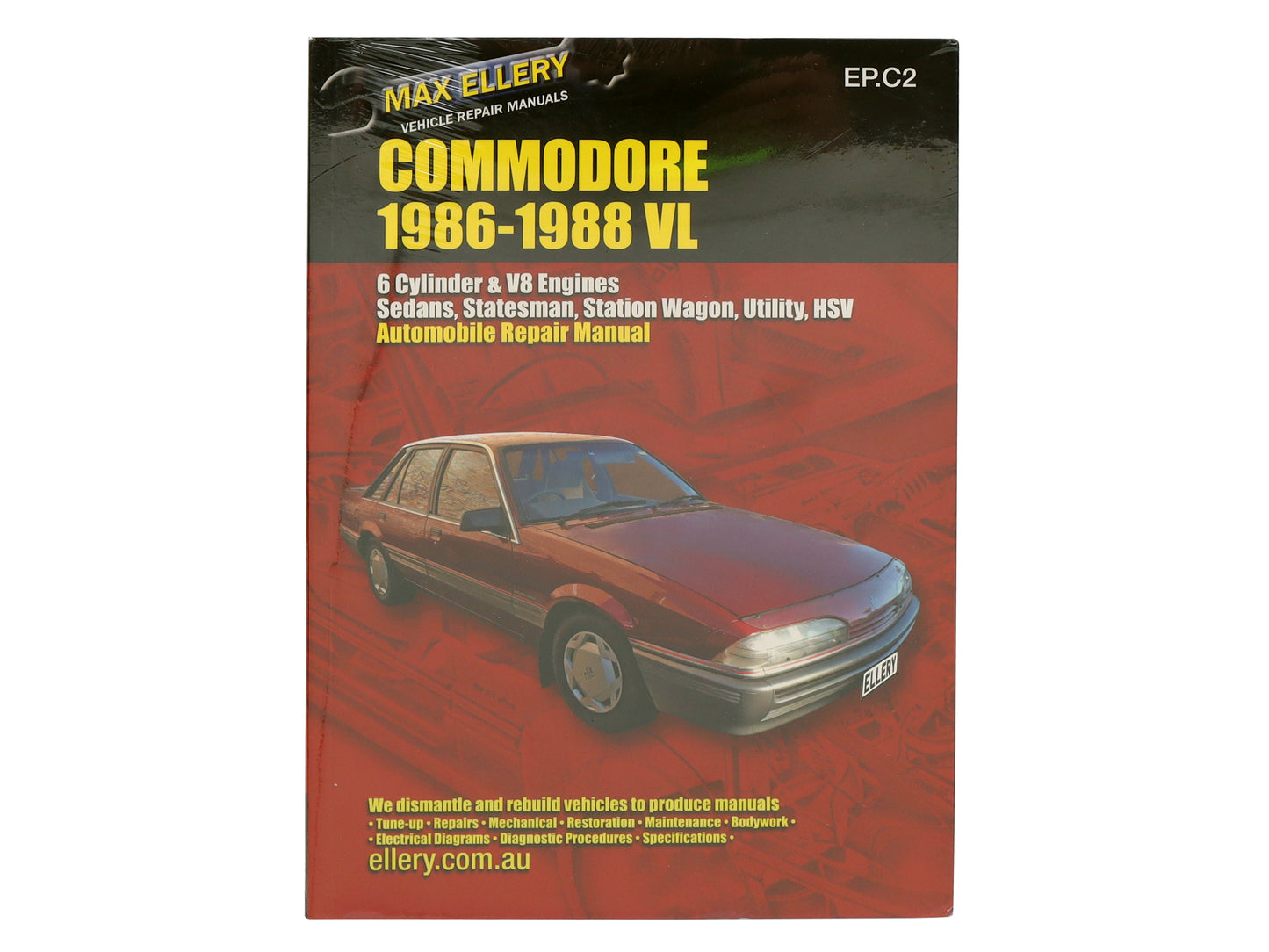 Workshop Repair Manual Holden VL 6 & 8 Cyl - WSMVL