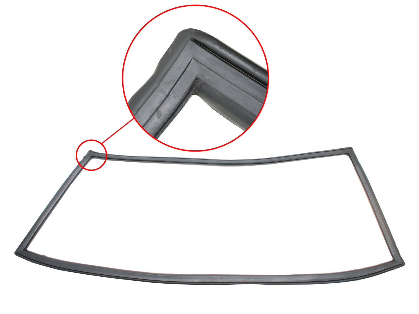 Ford REAR Windscreen Seal XD XE XF GL Sedan NO MOULD window rubber - WSR237