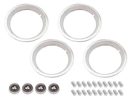 Wheel Trim, Cap & Nut Kit (4) Holden Late HJ HX HZ - WT1004A