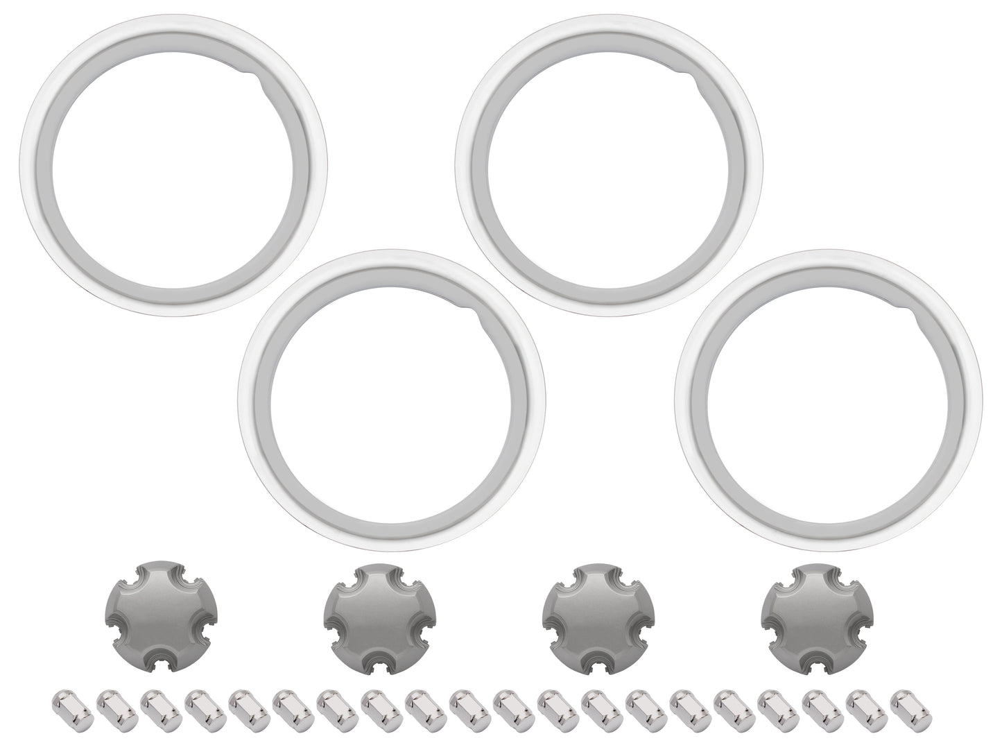 Wheel Trim, Cap & Nut Kit (4) Holden VB VC VH VK VL VN VP VR VS VT VX VY VZ - WTCNVBVZ