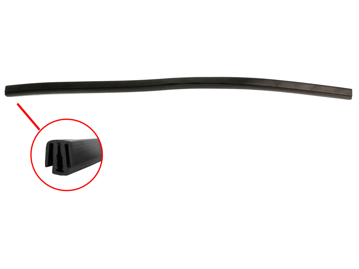 Ford Door Glass to Lifter Rubber Channel XR XT XW XY Falcon window - XW5421510A