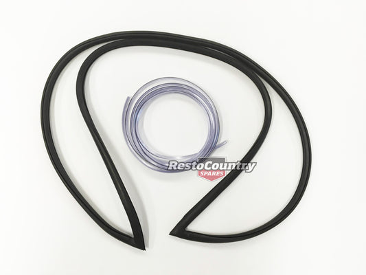 Holden Ute 1 Tonner Rear Window Seal+CHROME Lock Strip HQ HJ HX HZ WB windscreen - k10071C